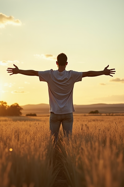 WelcomeImage Man with arms outstretched
